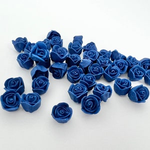 Mini Royal Icing Roses Navy Blue