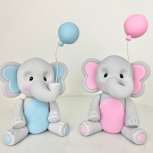 Elephant Fondant Cake Topper image 1