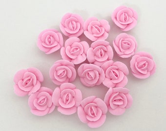 Small Royal Icing Roses - Pink