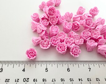 Mini Royal Icing Rosebud Pastel Pink - Etsy