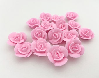 Mini Royal Icing Roses Pastel Pink - Etsy