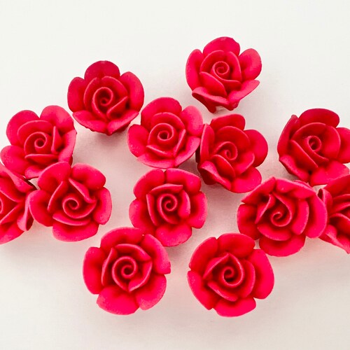 Mini Royal Icing Roses Navy Blue Etsy