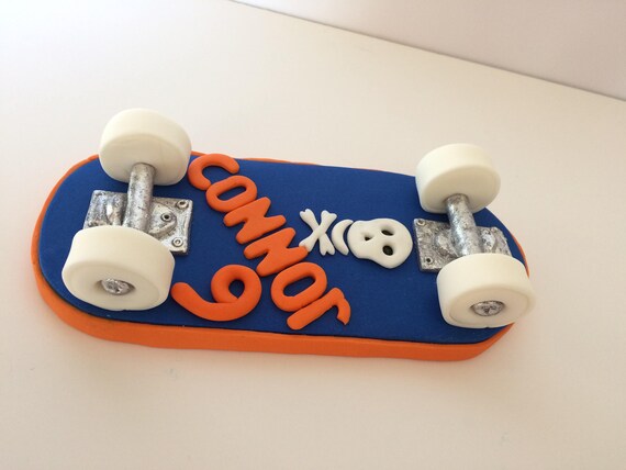 Skateboard Cake Topper Skateboard Fondant Cake Topper Etsy Skateboard Cake Topper Skateboard Fondant Cake Topper Etsy
