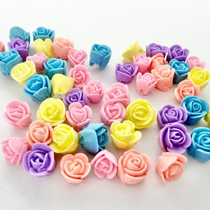 Mini Royal Icing Roses Spring Mix