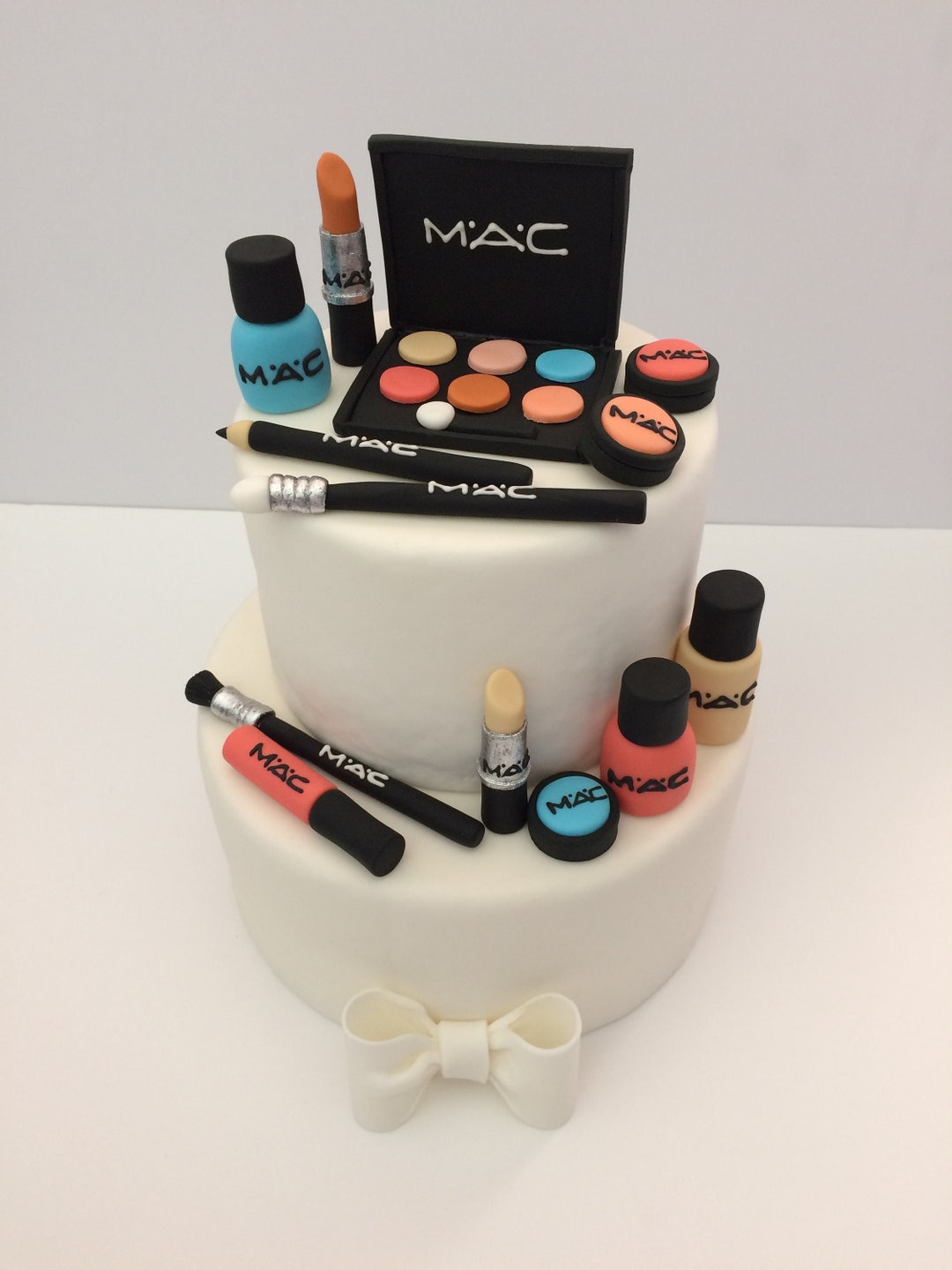 Makeup Cake Topper Fondant Makeup Makeup Birthday Make Party