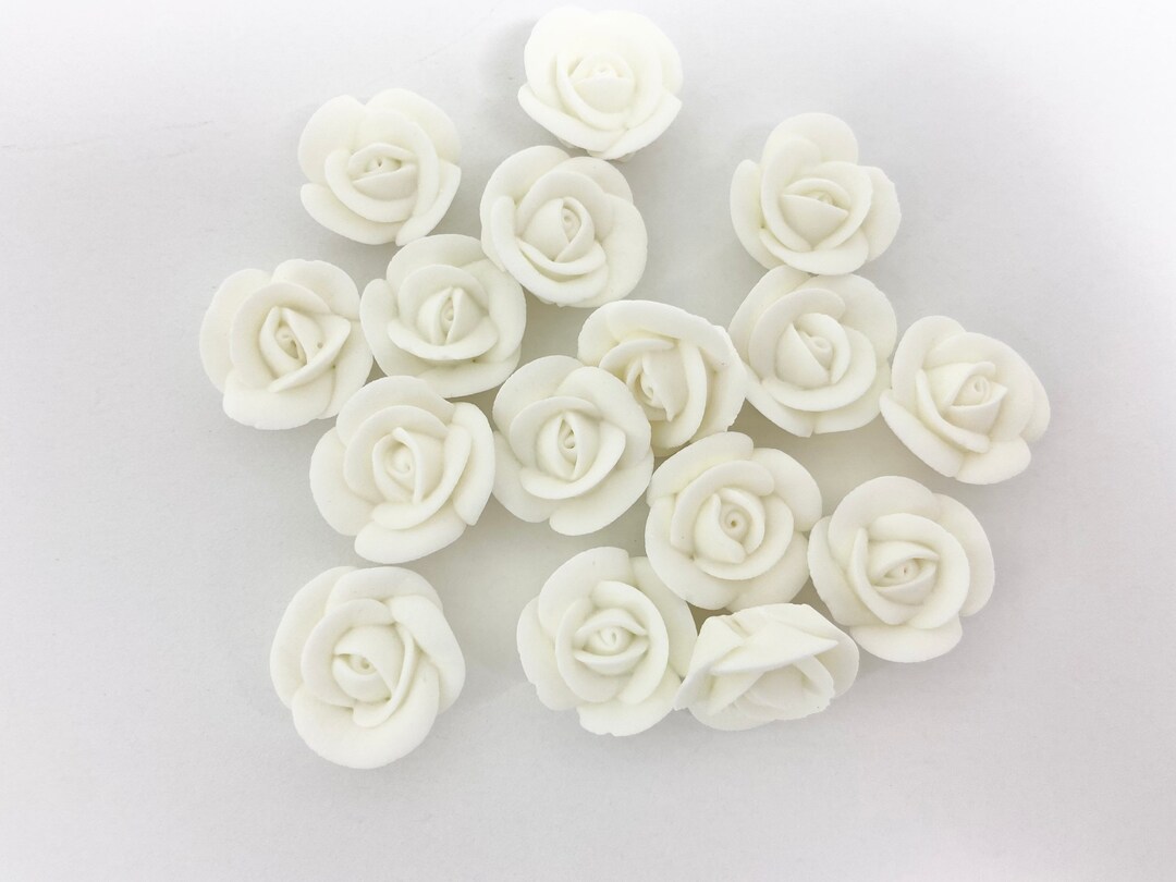 Red Sugar Icing Rose - 3/4