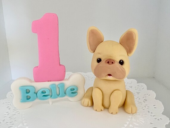 French Bulldog Cake Topper Dog Cake Topper Dog Birthday Puppy Cake Topper Fondant French Bulldog Edible Puppy Cake Decorations Dog Party Etsy Canada