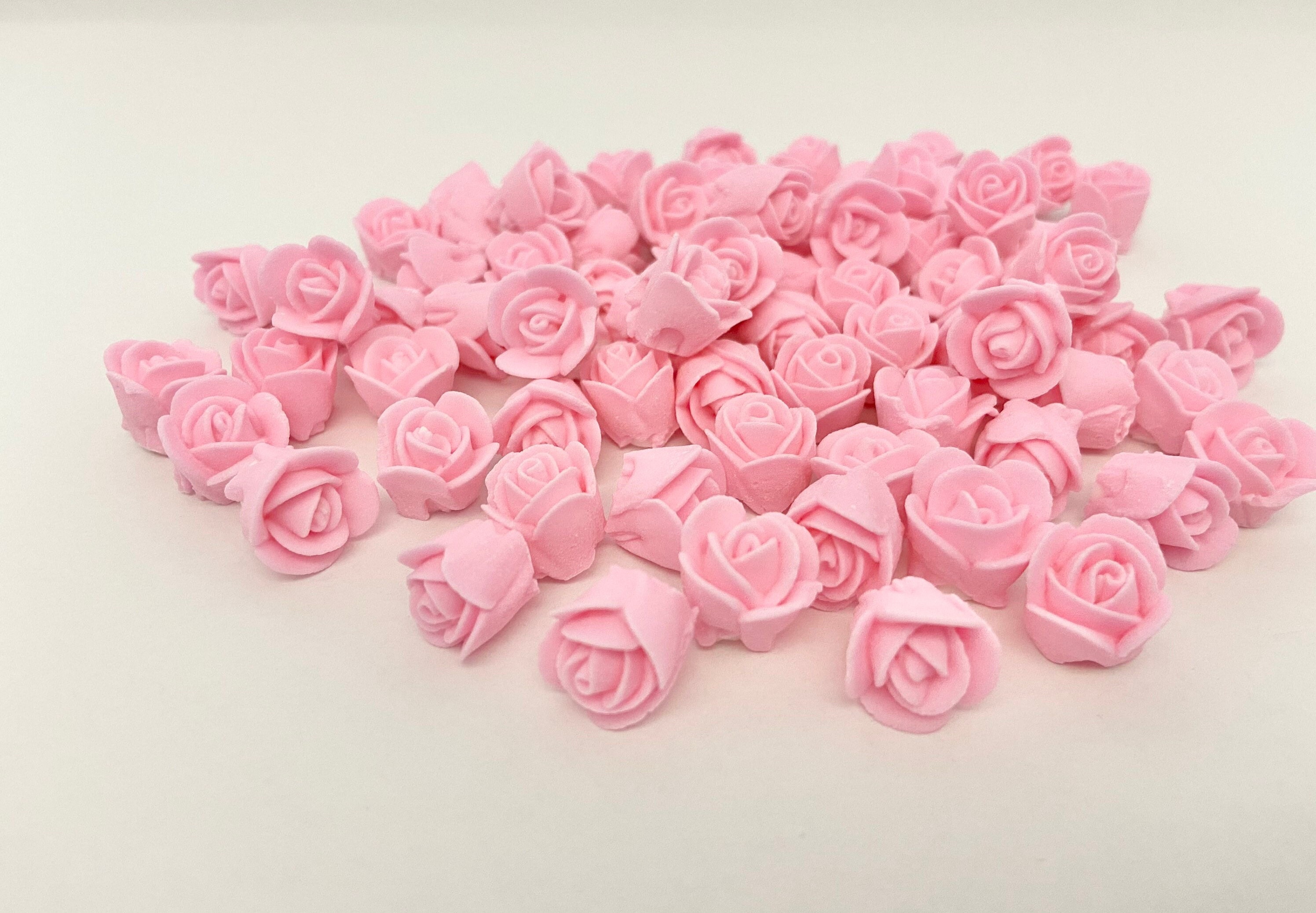 Mini Royal Icing Roses Pastel Pink - Etsy