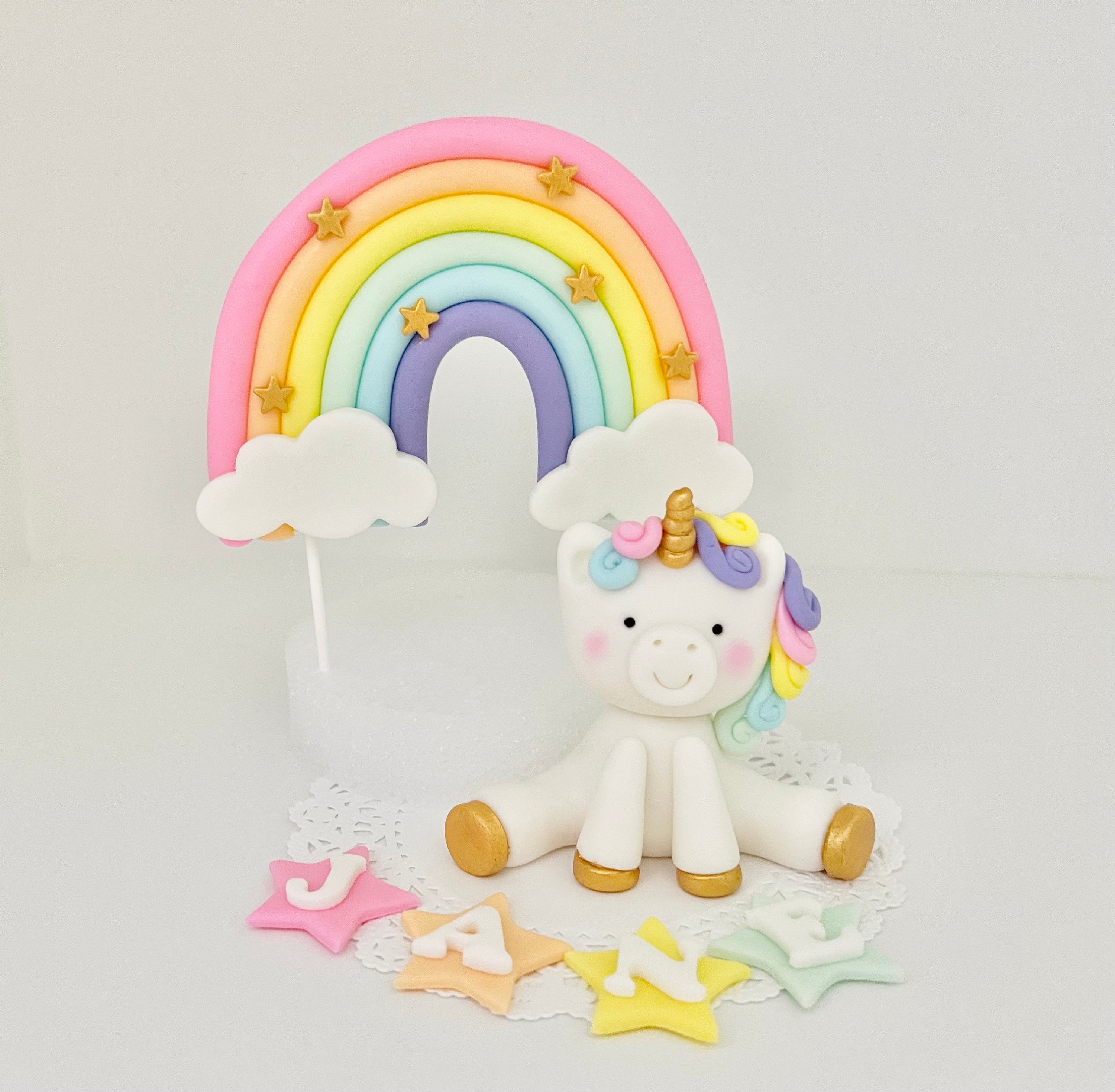 Unicorn Cake Topper con sculture magiche, Italy