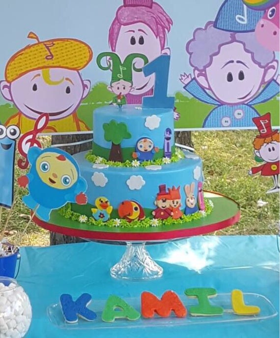 Charlie And The Numbers BabyTV Edible Image Cake Topper Personalized  Birthday Sheet Decoration Custom Party Frosting Transfer Fondant |  lupon.gov.ph
