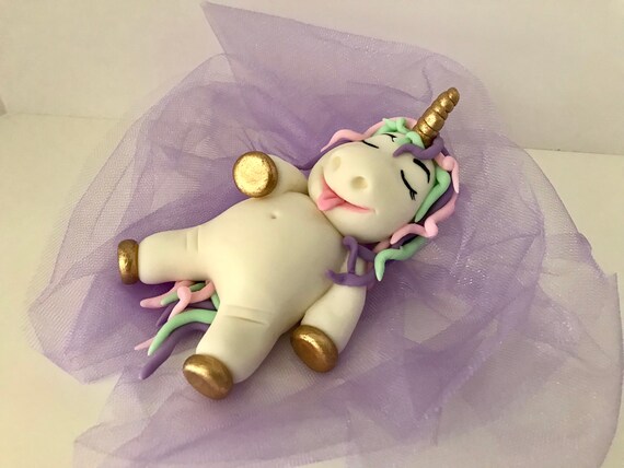 Fat Unicorn Cake Topper Overstuffed Unicorn | Etsy