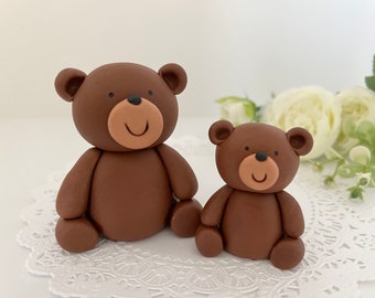 Teddy Bear Cake Topper Bear Cake Topper Baby Bear Cake Topper Baby Shower