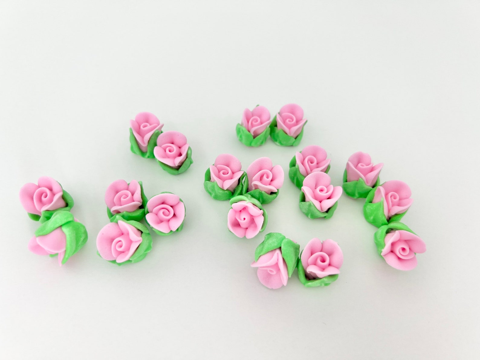 Mini Royal Icing Rosebud Pastel Pink Etsy