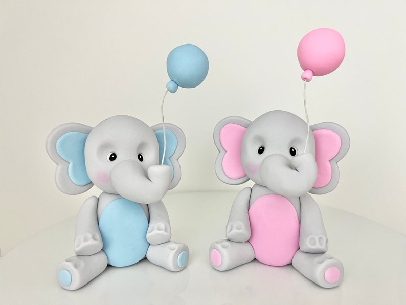 Elephant Fondant Cake Topper image 1