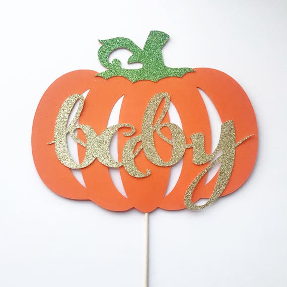 Little Pumpkin Baby Shower Cake Topper / Baby Shower Cake ...