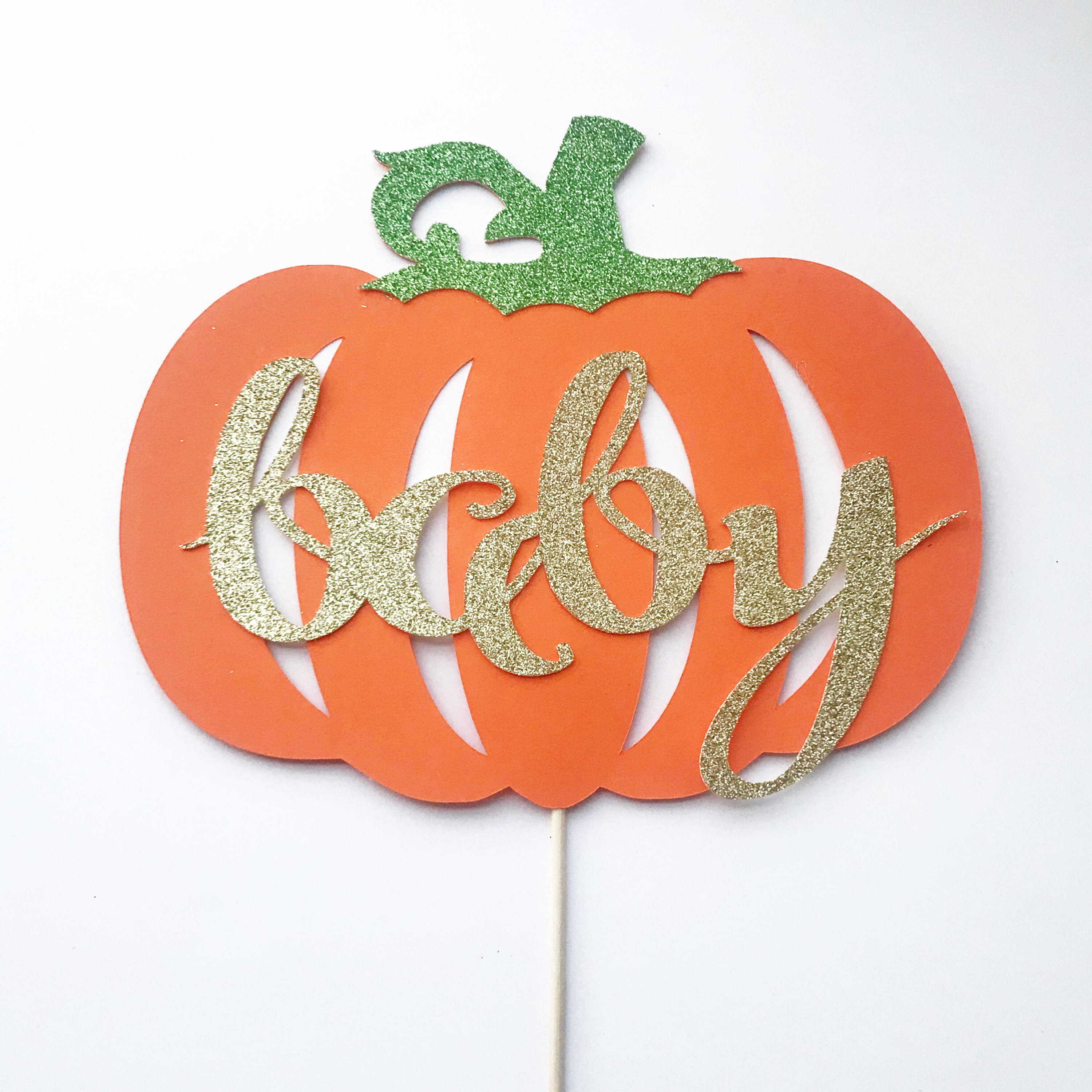 Get Little Pumpkin Cake Topper Gif