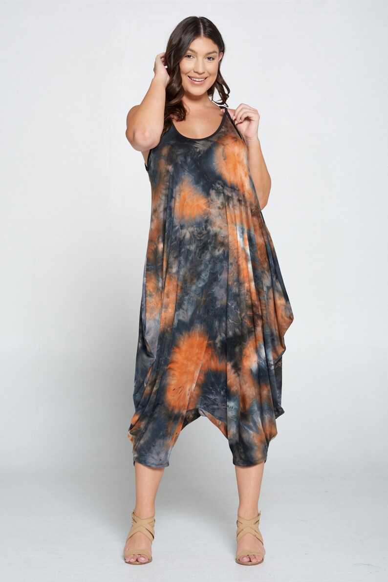 plus size harem jumpsuit