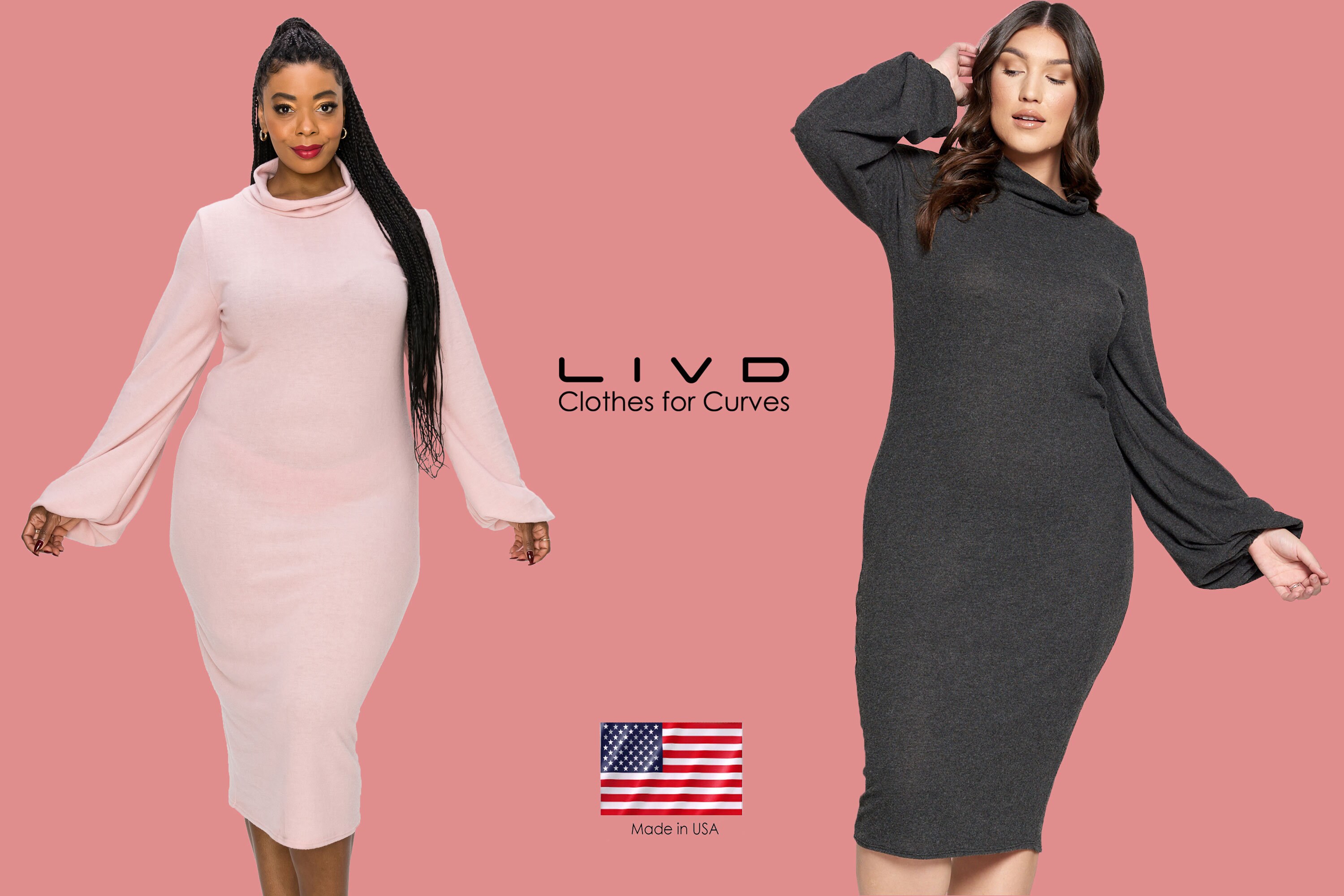Plus Size Sweater Dress - Etsy
