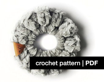 Crochet Pattern / Daisy Scrunchie Pattern / Whiteowlcrochetco Pattern / Scrunchie Pattern / WOC Pattern/ Crochet Scrunchie