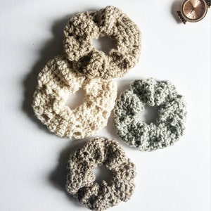 Crochet Pattern /Top Knot Scrunchie Pattern / Scrunchie pattern / Whiteowlcrochetco Scrunchie / Topknot Scrunchie image 5