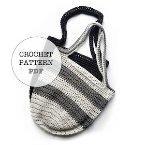 Padrão de crochê / Bolsa Hella Easy / Whiteowlcrochetco / Padrão de sacola / Bolsa de mercado / Bolsa de crochê / Bolsa DIY / Bolsa de ráfia