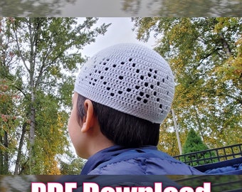 Fairly Geometric Kufi - PDF Download - Beginner Friendly Crochet Pattern