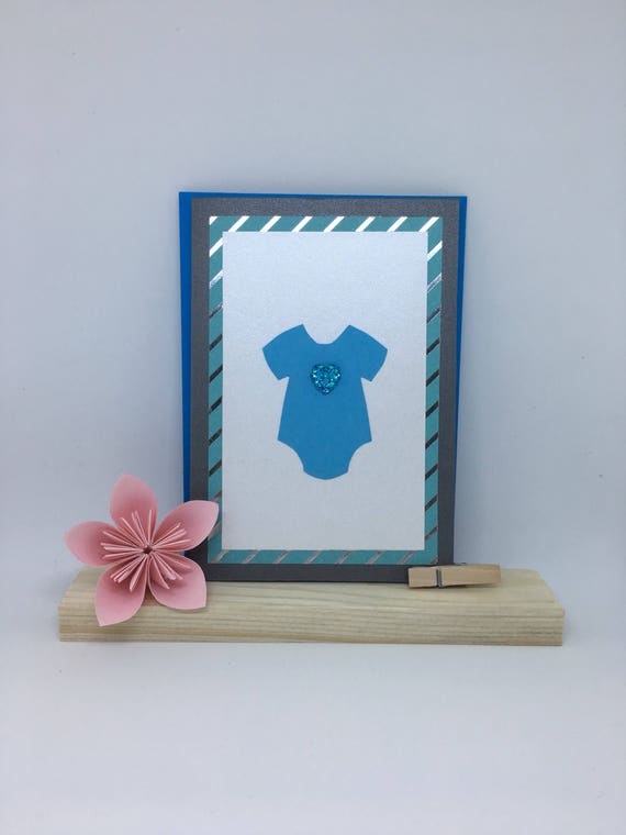 New Born Birth Baby Grandson Card Welcome Congratulations Envelope Included