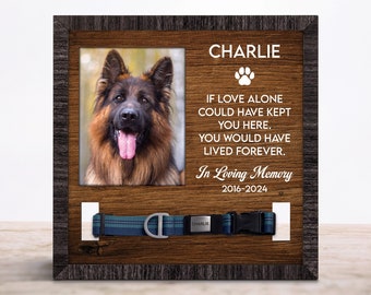 Custom Dog Memorial Frame, Dog Frames Remembrance, Memory Dog Gift, Dog Death Gift, Pet Sympathy Gift, Gift for Someone Who Lost a Pet KK328