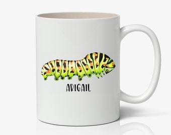 Personalized Caterpillar Mug, Caterpillar Gift Ideas, Caterpillar Tumbler, Caterpillar Travel Mug, Custom Caterpillar Cup K59