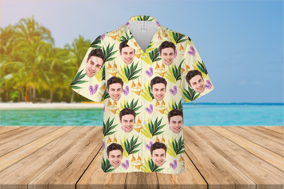 Custom Photo Family Vacation - Personalized Photo Hawaiian Shirt HA0081