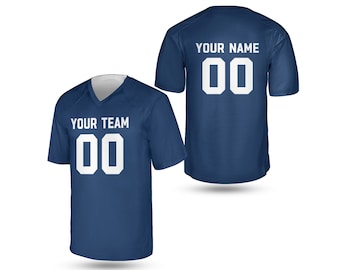 Aangepaste voetbaltrui, aangepaste voetbaluniform, maak je eigen voetbaltrui, gepersonaliseerde voetbalshirt, American Football Jersey KK314