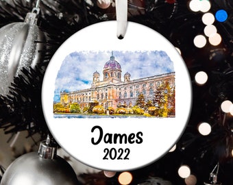Personalized Vienna Christmas Ornament, Vienna Santa Ornament, Vienna Tree Ornament, Vienna Gift, Custom Vienna Christmas Tree Ornament T202