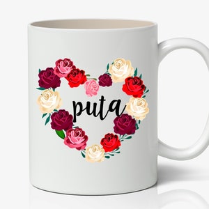 Puta Mug, Funny Spanish Mug, Puta Tumbler, Puta Travel Mug KK18