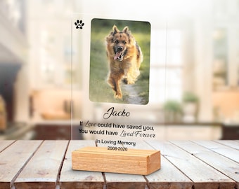 Personalisierte Haustier Gedenkplakette, Haustier Verlust Geschenk, Haustier Verlust Geschenk, Haustier Erinnerungsgeschenk, Hundeverlust Geschenk, Haustier Sympathie Geschenk KK244