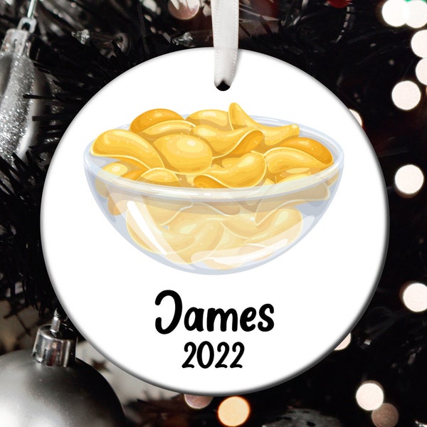 Personalized Potato Chips Christmas Ornament, Potato Chips Santa Ornament, Potato Chips Tree Ornament, Potato Chips Gift T673