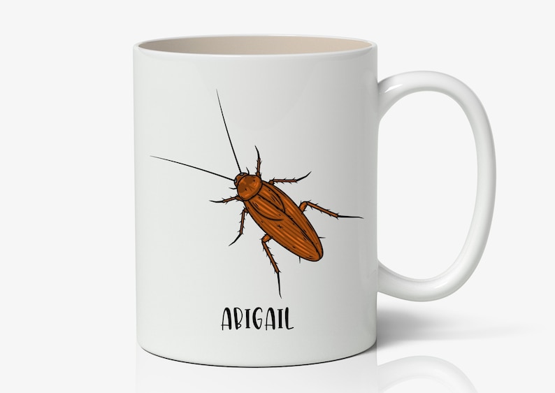 Ceramic Cockroach Custom Cockroach Mug, Cockroach Present, Cockroach Tumbler, Cockroach ...