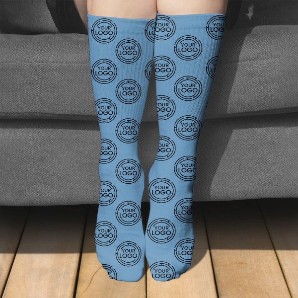 Custom Socks with Logo, Logo Socks, Personalized Logo Socks, Company Logo Socks, Corporate Logo Socks, Branded Socks, Logo Socks Bulk KK324