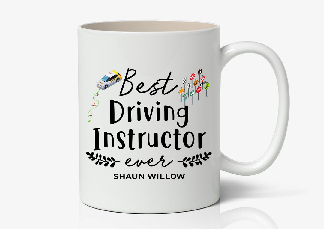 Personalized Driving Instructor Mug, Driving Instructor Tumbler ...