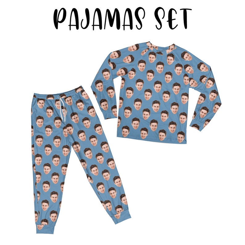 Benutzerdefinierte Pyjama-Hose, Foto Pyjama-Hose, Gesichts Pyjama-Hose, Benutzerdefinierte Schlafhose, personalisierte Pyjamas, Party Pyjamas, Bachelorette Geschenk KK299 Bild 5