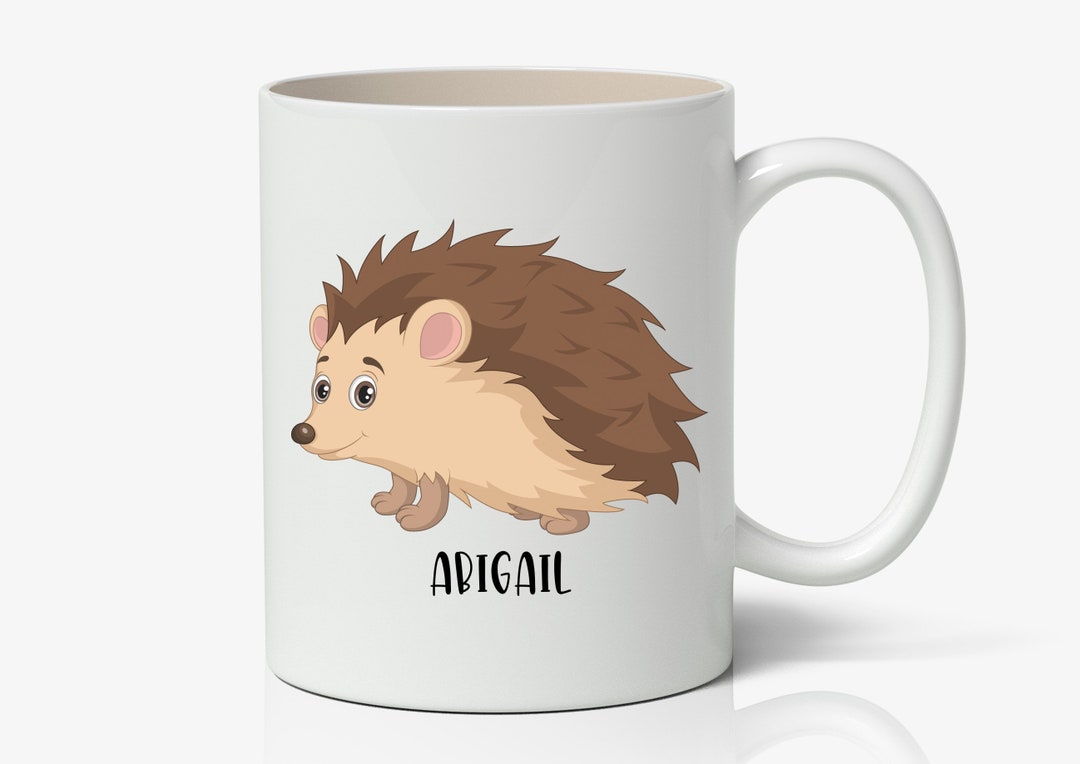 Personalized Hedgehog Mug, Hedgehog Gift Ideas, Hedgehog Tumbler