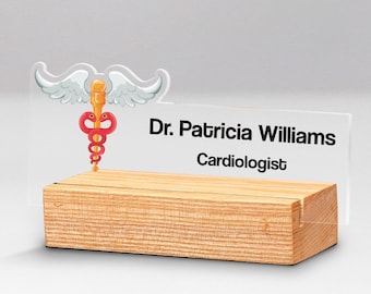 Personalized Doctor Desk Name Plate, Custom Doctor Gift Ideas, Doctor Table Name Plate, Doctor Name Plate for Desk, Dr Desk Name Plate KK265