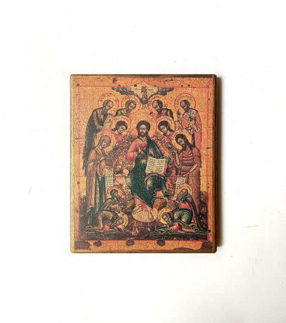 聖週間のキリスト教正教のアイコン、セドミツァ、Икона Седмица