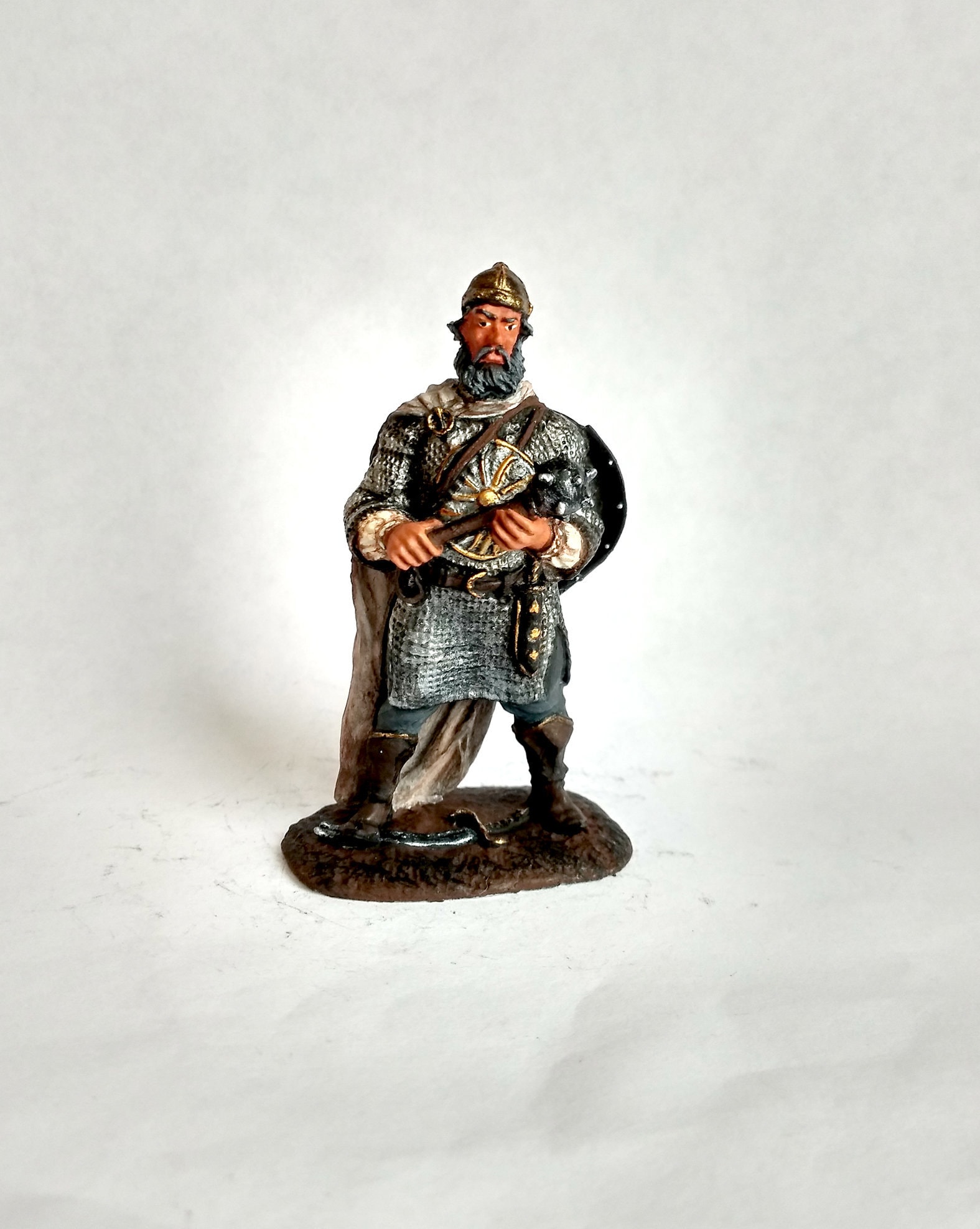 Painted Metal Toy Soldiers 54mm Knight Figure Grand Master Teutonic Order 1/32 