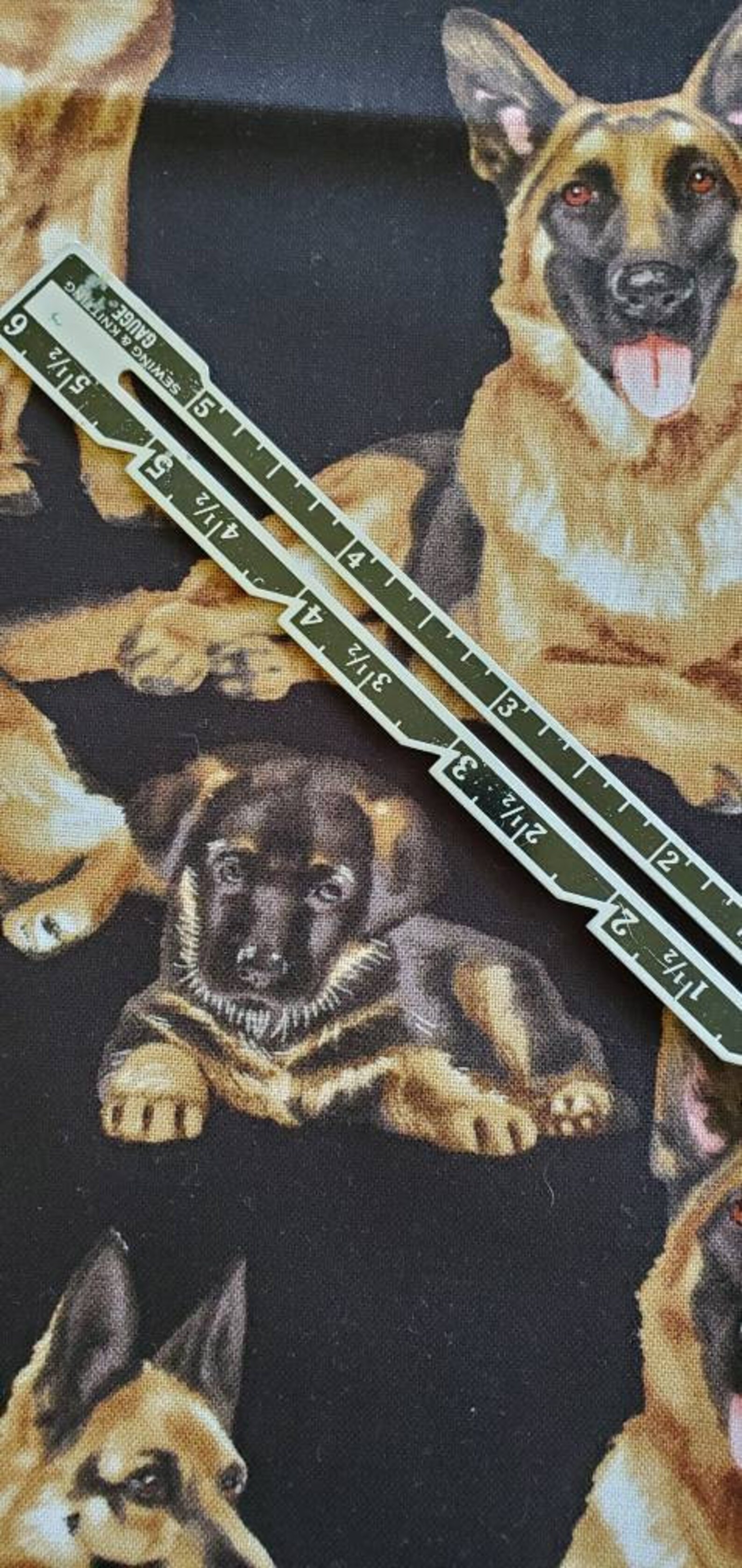 German Shepherd Dog Fabric Brand New Quilt cotton Yardage Cut Etsy