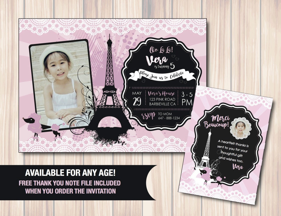 Paris Invitation Paris Theme Party Paris Themed Invitations Paris Party