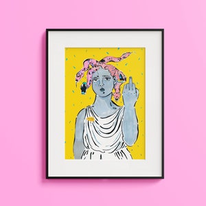 Medusa Art | Greek Mythology Wall Art | Me Too Art |