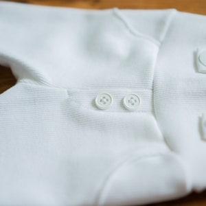 Baby Boy Blessing Outfit, Blessing Outfit, Baptism Outfit, Christening Suit, White Suit, Baby Christening, White Tuxedo, Blessing Suit image 7