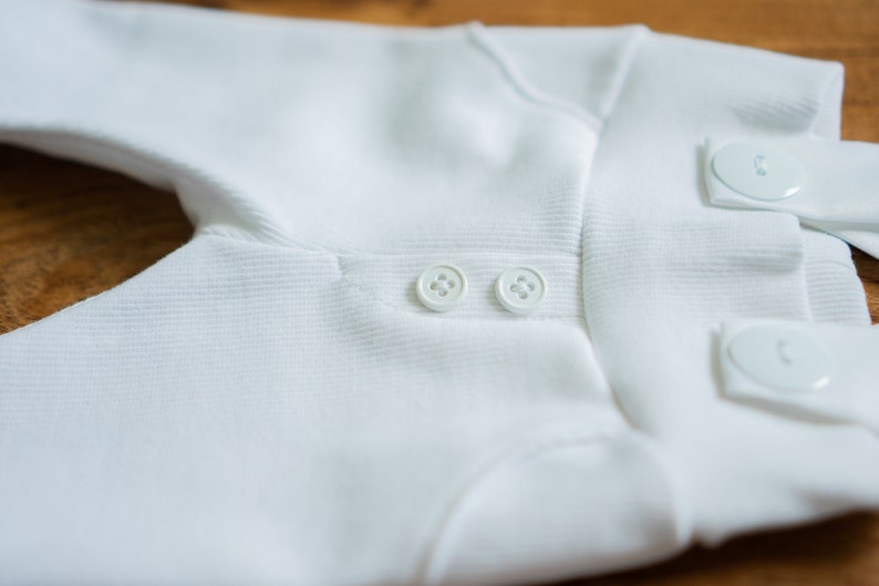 Baby Boy Blessing Outfit, Blessing Outfit, Baptism Outfit, Christening Suit, White Suit, Baby Christening, White Tuxedo, Blessing Suit zdjęcie 7