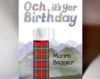 Geburtstag Munro Bagger Karte WWBD235