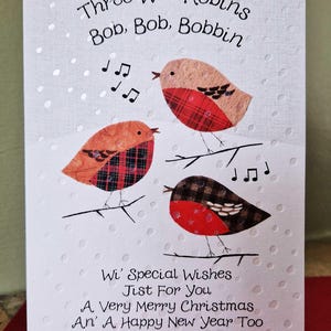 Christmas Bob Bob Bobbin Card WWXM28